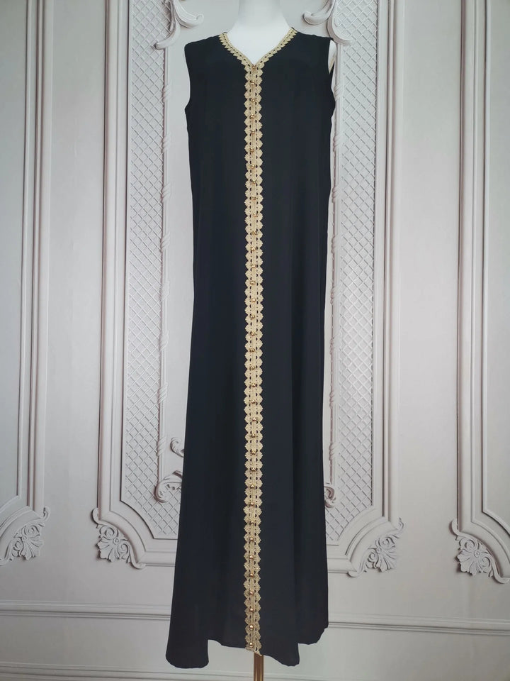 Muslim Women Party Embroidery Dresses