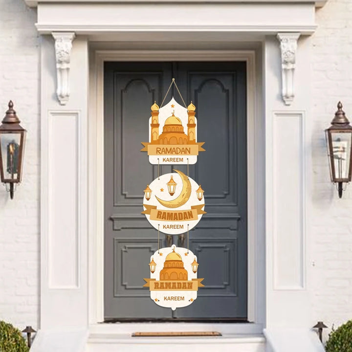 Eid Mubarak Door Hanging Flag