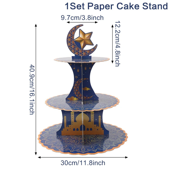 Eid Mubarak Cake Stand Holder