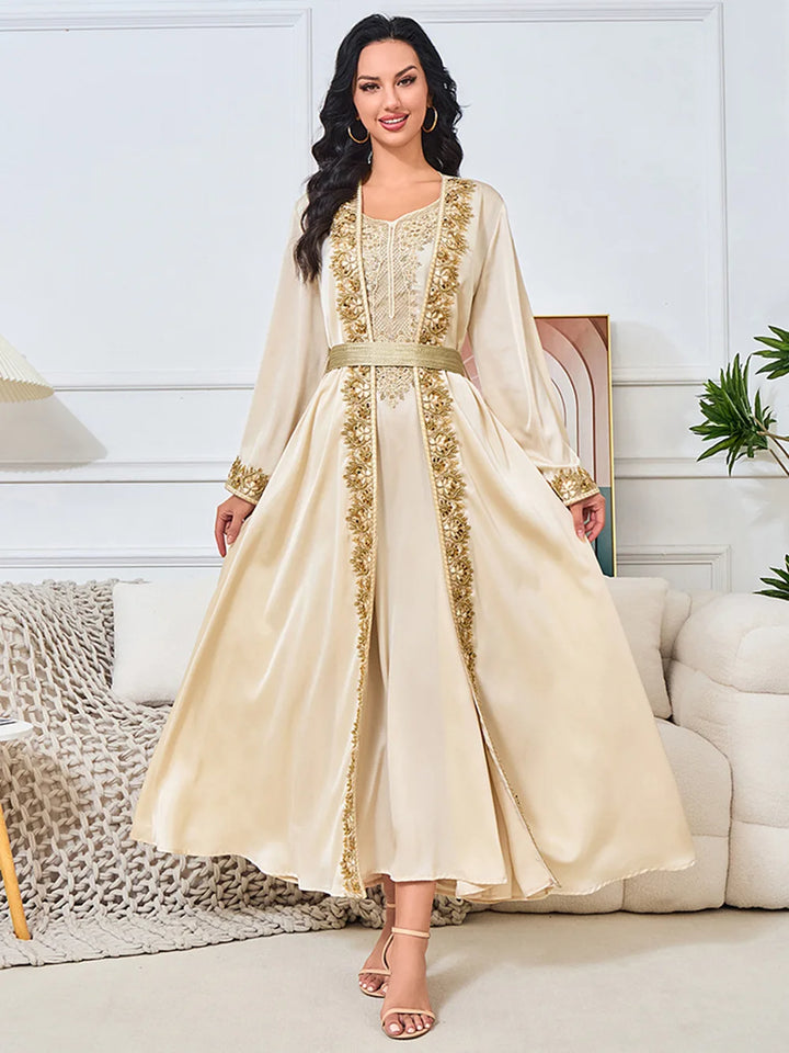 2 Piece Sets Muslim Women Abaya