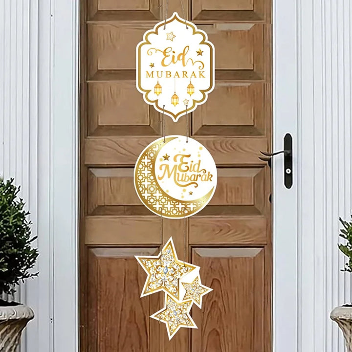 Eid Mubarak Door Hanging Flag
