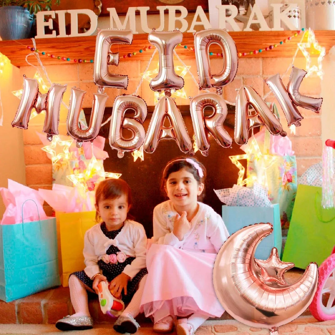 EID Mubarak Balloons Decoration For Home