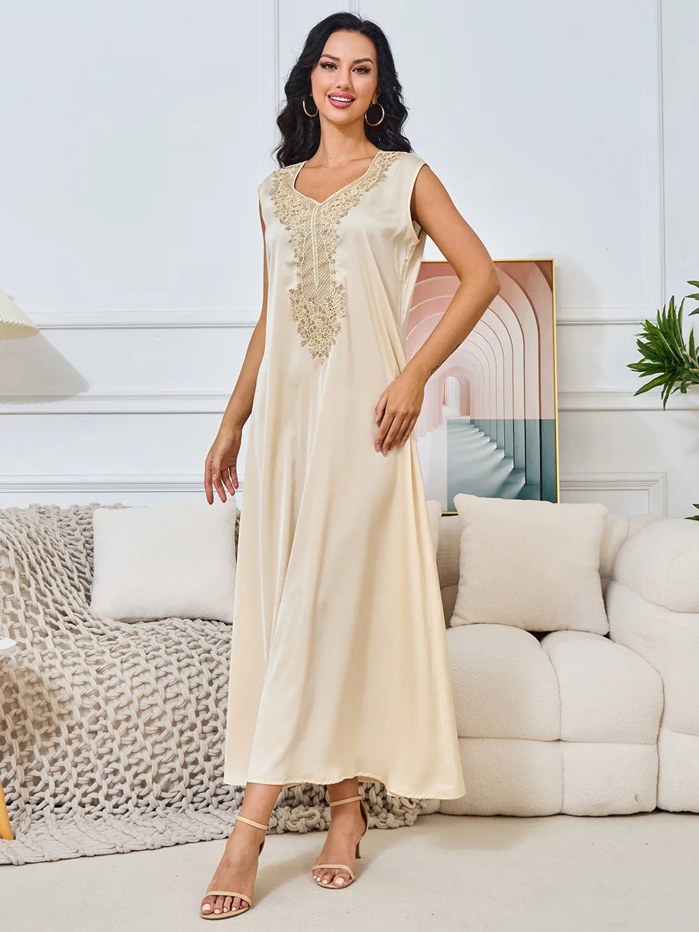 2 Piece Sets Muslim Women Abaya