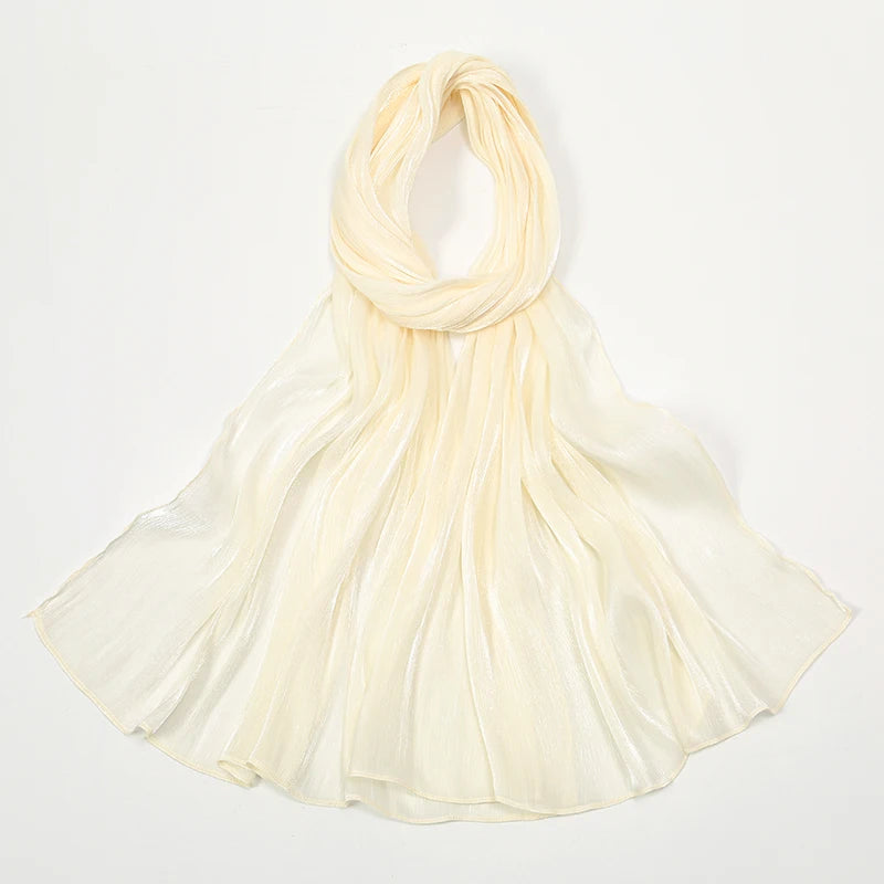 New Premium Silk Crinkle Hijab