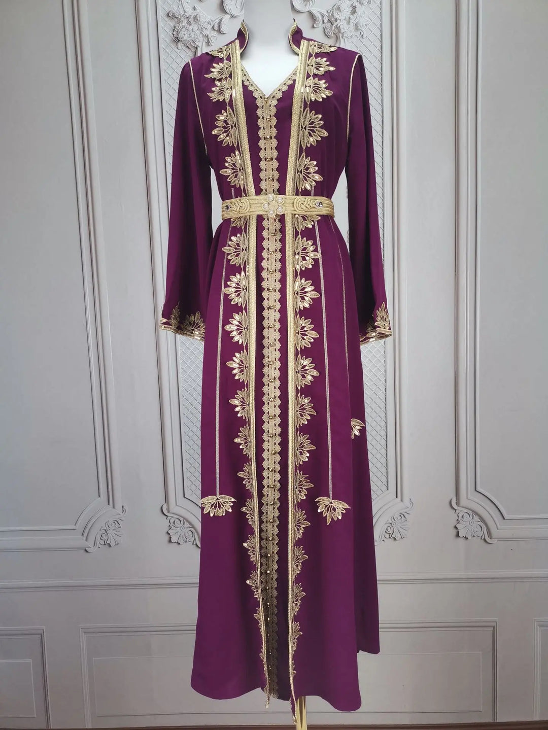 Muslim Women Party Embroidery Dresses