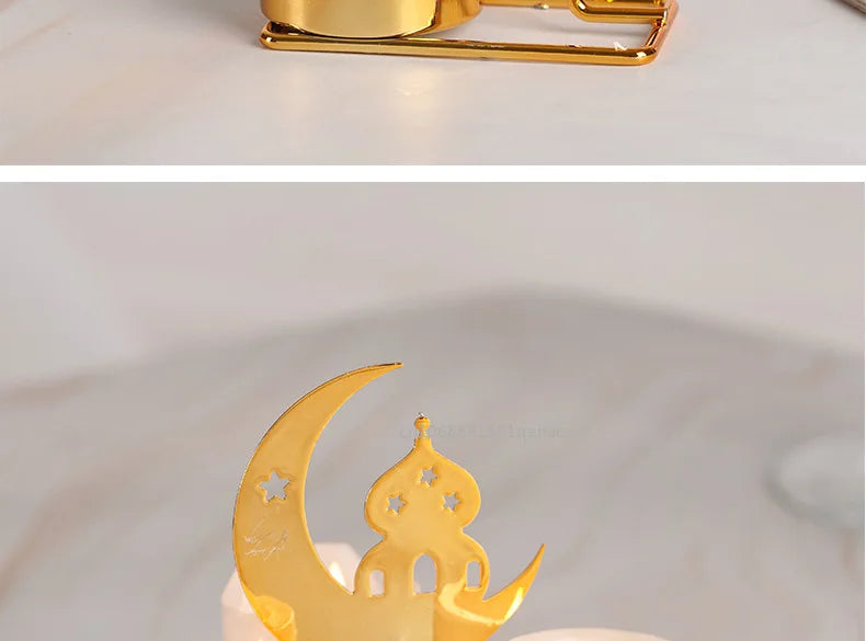 Eid Mubarak Candle Holder for Home Decoration