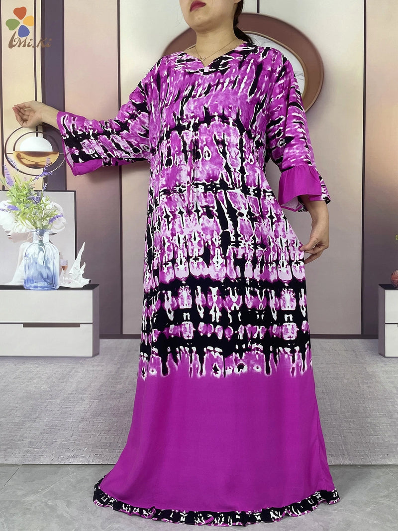 Boubou Islamic Long-sleeved Abaya for Woman