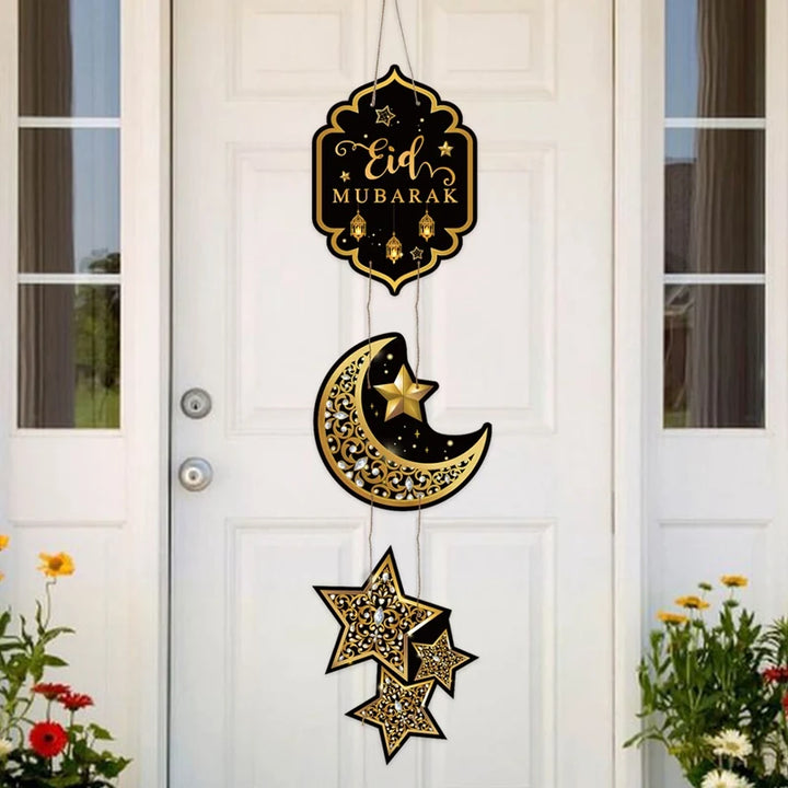 Eid Mubarak Door Hanging Flag