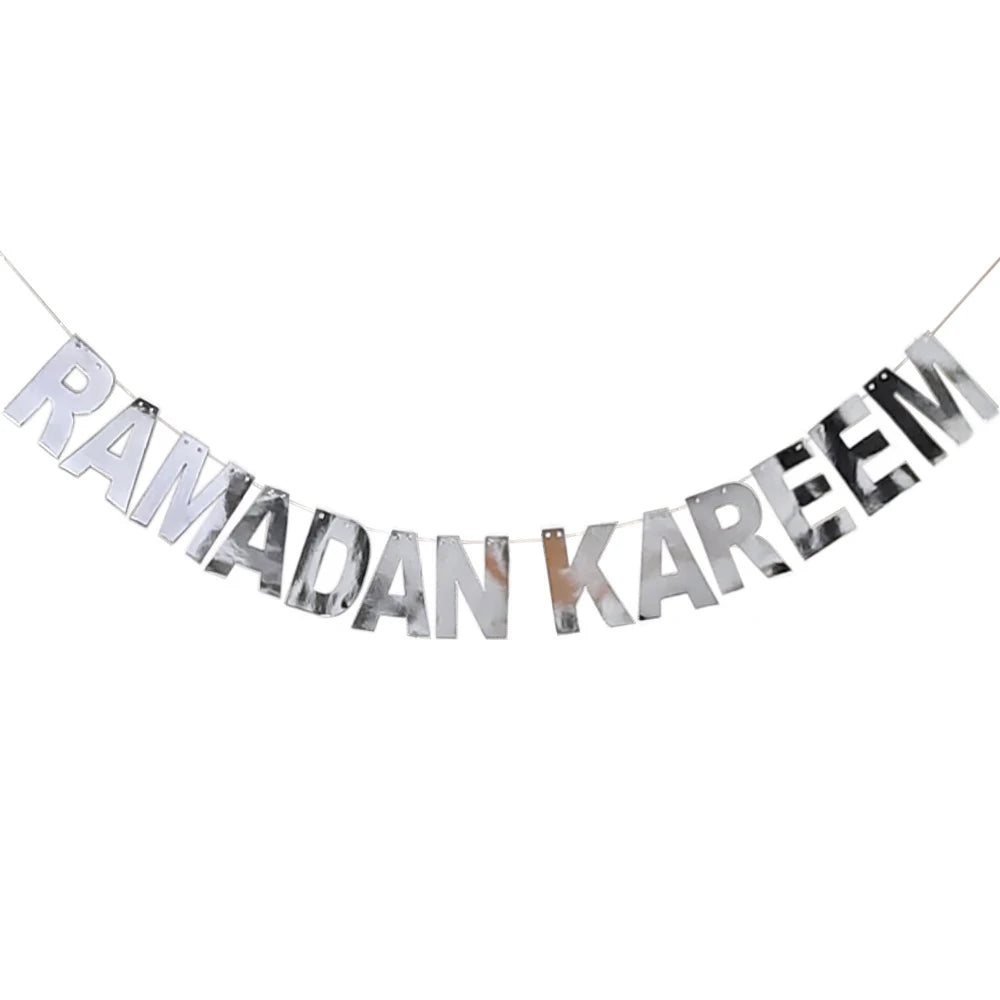 EID Mubarak Star Moon Hanging Banner