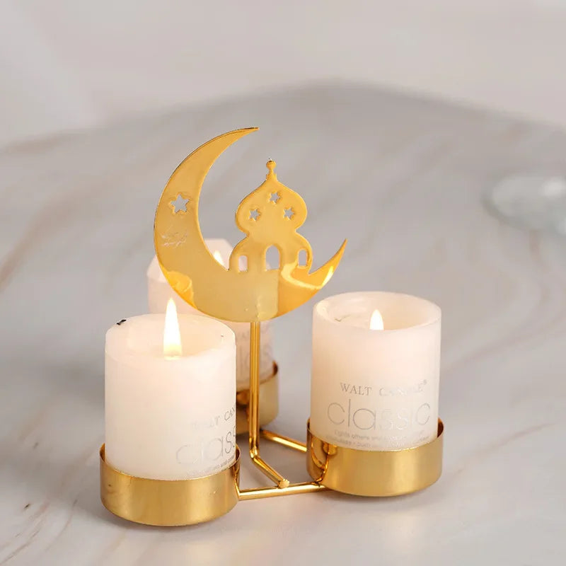 Eid Mubarak Candle Holder for Home Decoration