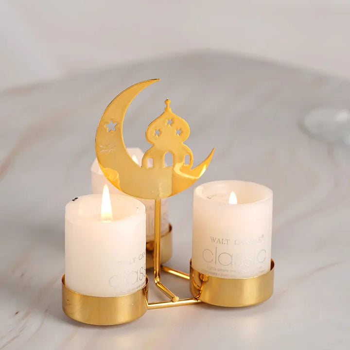 Eid Mubarak Candle Holder for Home Decoration