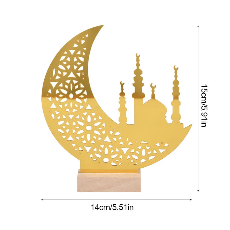 Ramadan Mubarak Acrylic Ornament 2025 Eid Mubarak Ramadan Kareem Decoration for Home