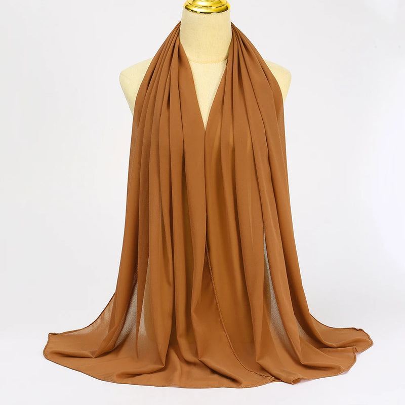 Muslim Chiffon Hijab Scarf for Women