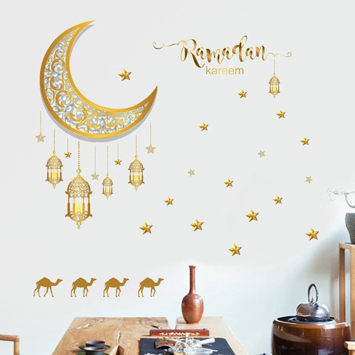 Muslim Islamic Window Sticker Decorations for Home