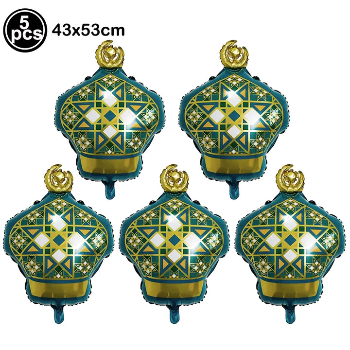Eid Mubarak Letter Balloons