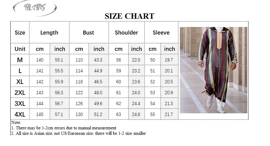 Muslim men's fashion Jubba thobe