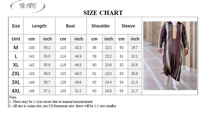 Muslim men's fashion Jubba thobe
