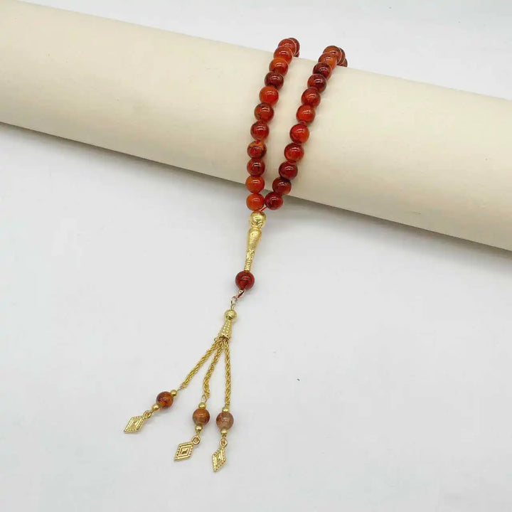 Glass Tassel Muslim Tasbeeh