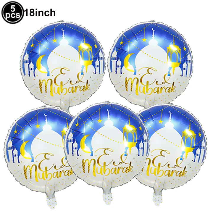Eid Mubarak Letter Balloons