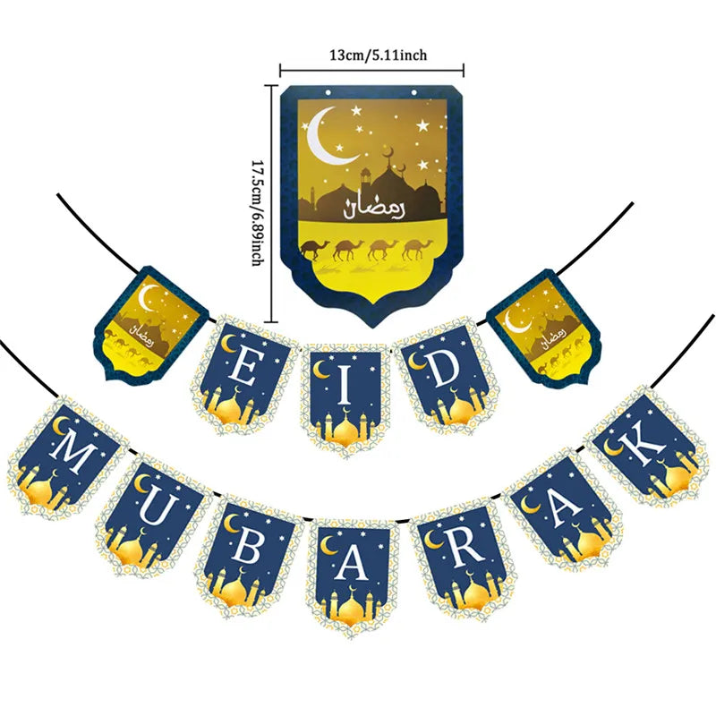 Eid Mubarak Disposable Tableware