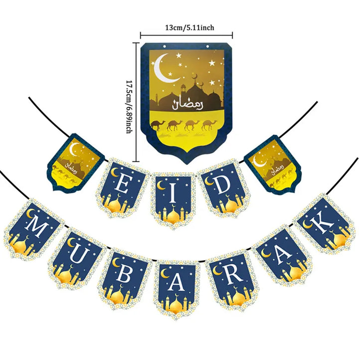 Eid Mubarak Disposable Tableware