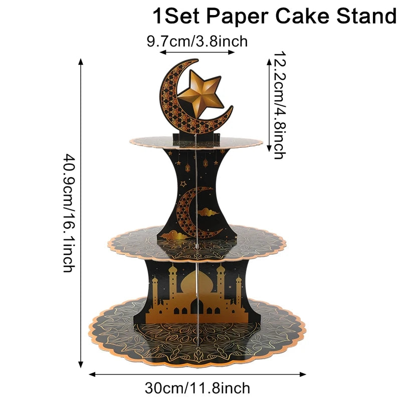 Eid Mubarak Cake Stand Holder