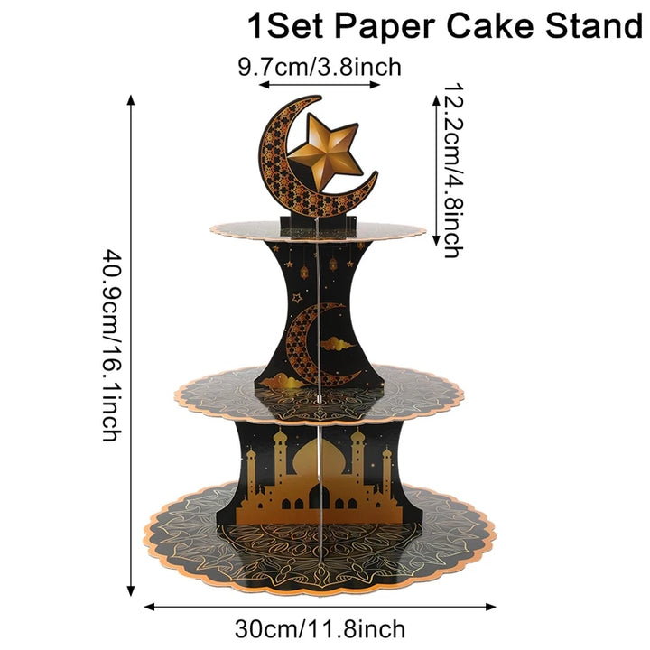 Eid Mubarak Cake Stand Holder