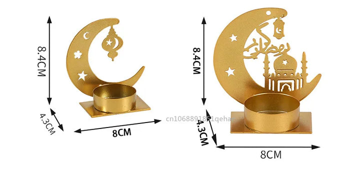 Eid Mubarak Candle Holder for Home Decoration