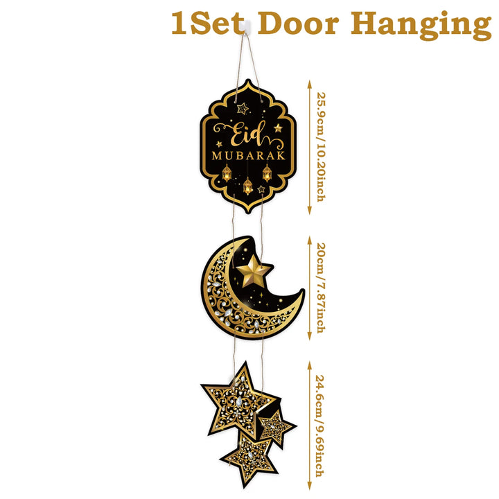 Eid Mubarak Door Hanging Flag