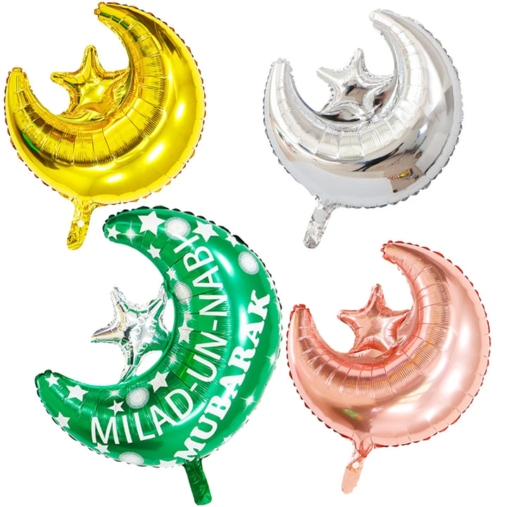 Eid Mubarak Letter Balloons