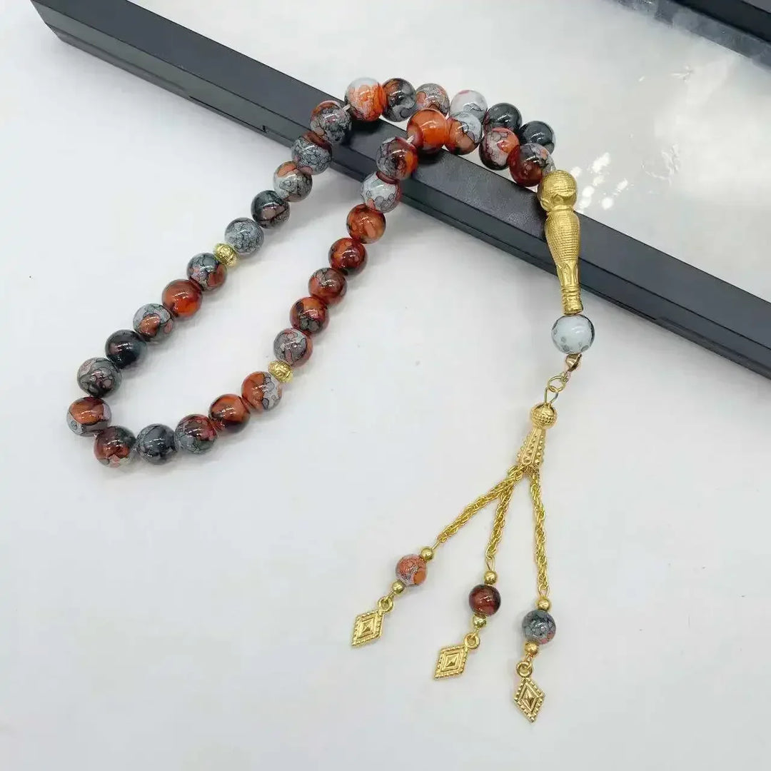 Glass Tassel Muslim Tasbeeh