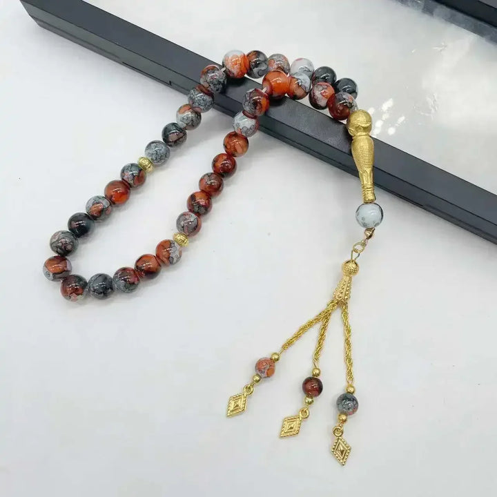 Glass Tassel Muslim Tasbeeh