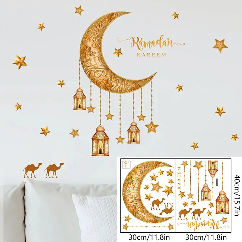 Muslim Islamic Window Sticker Decorations for Home