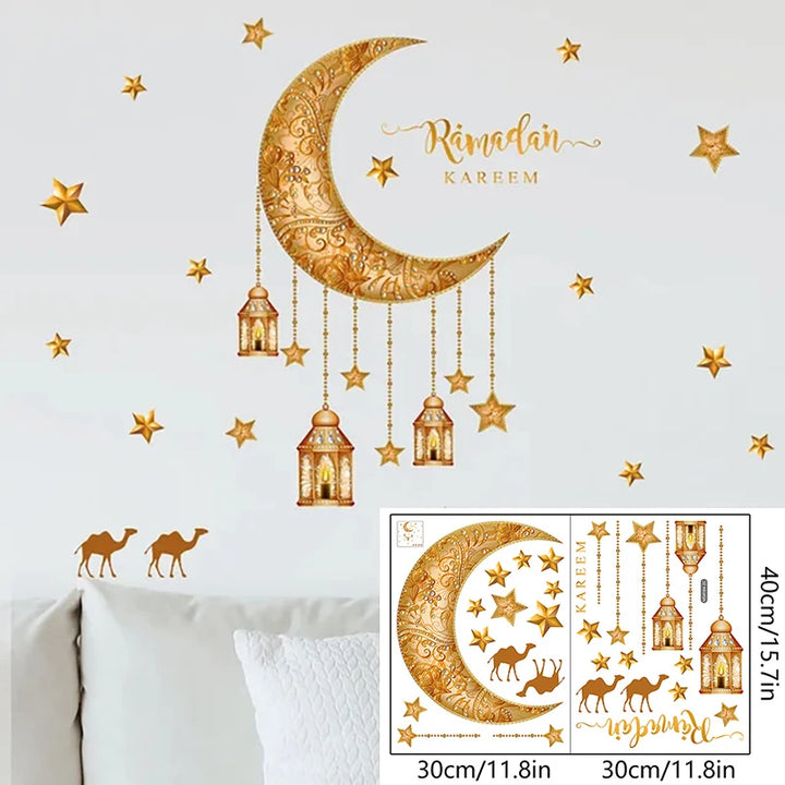 Muslim Islamic Window Sticker Decorations for Home