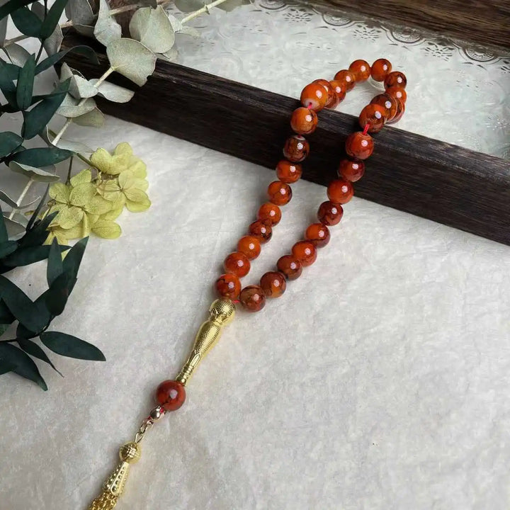Glass Tassel Muslim Tasbeeh