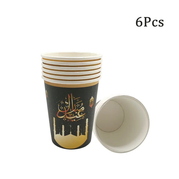 Eid Mubarak Disposable Tableware