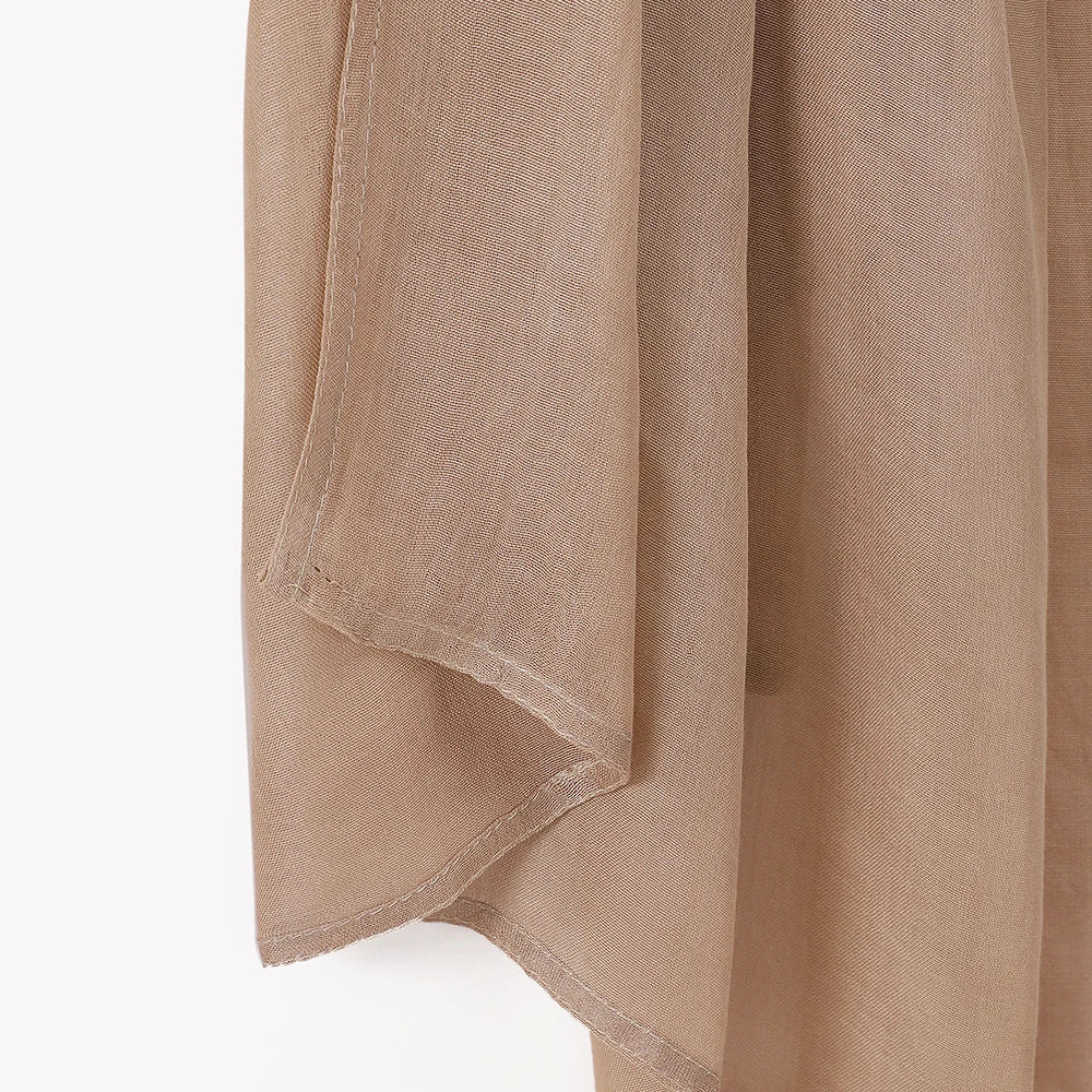 Thin Plain Muslim Hijabs for Women