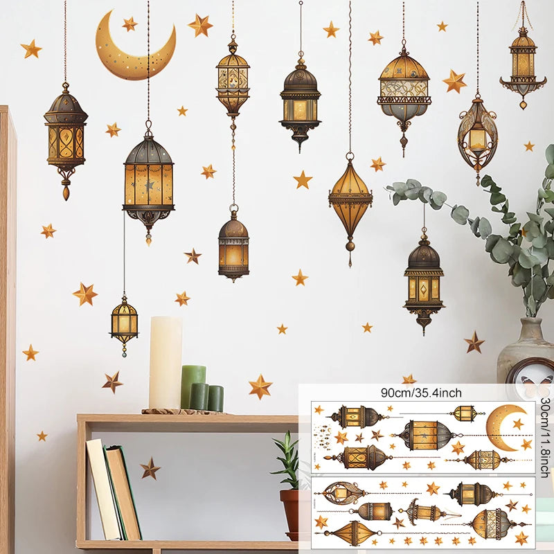 Muslim Islamic Window Sticker Decorations for Home