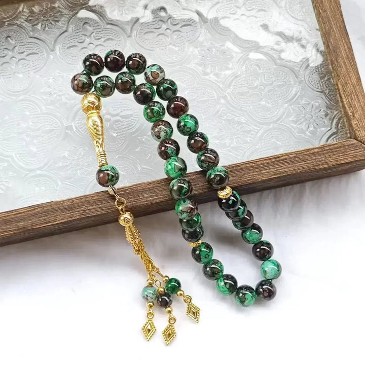 Glass Tassel Muslim Tasbeeh