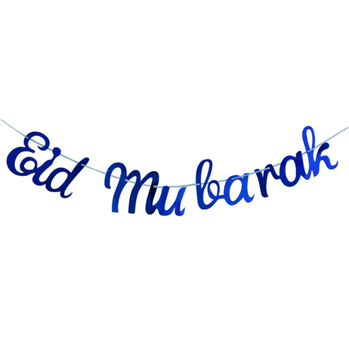 EID Mubarak Star Moon Hanging Banner