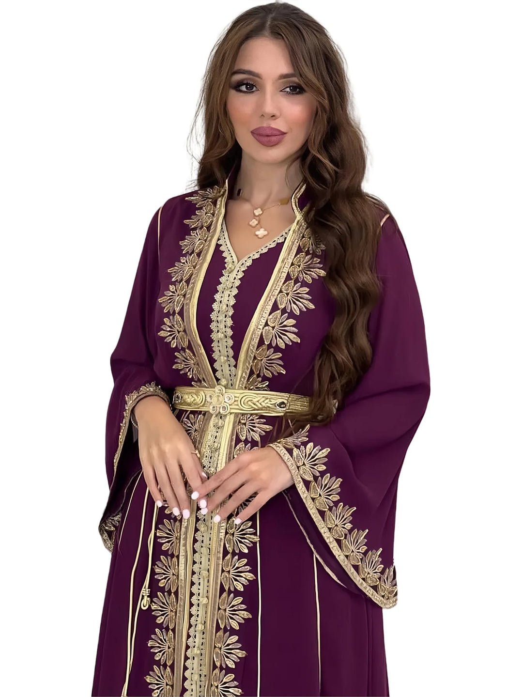 Muslim Women Party Embroidery Dresses