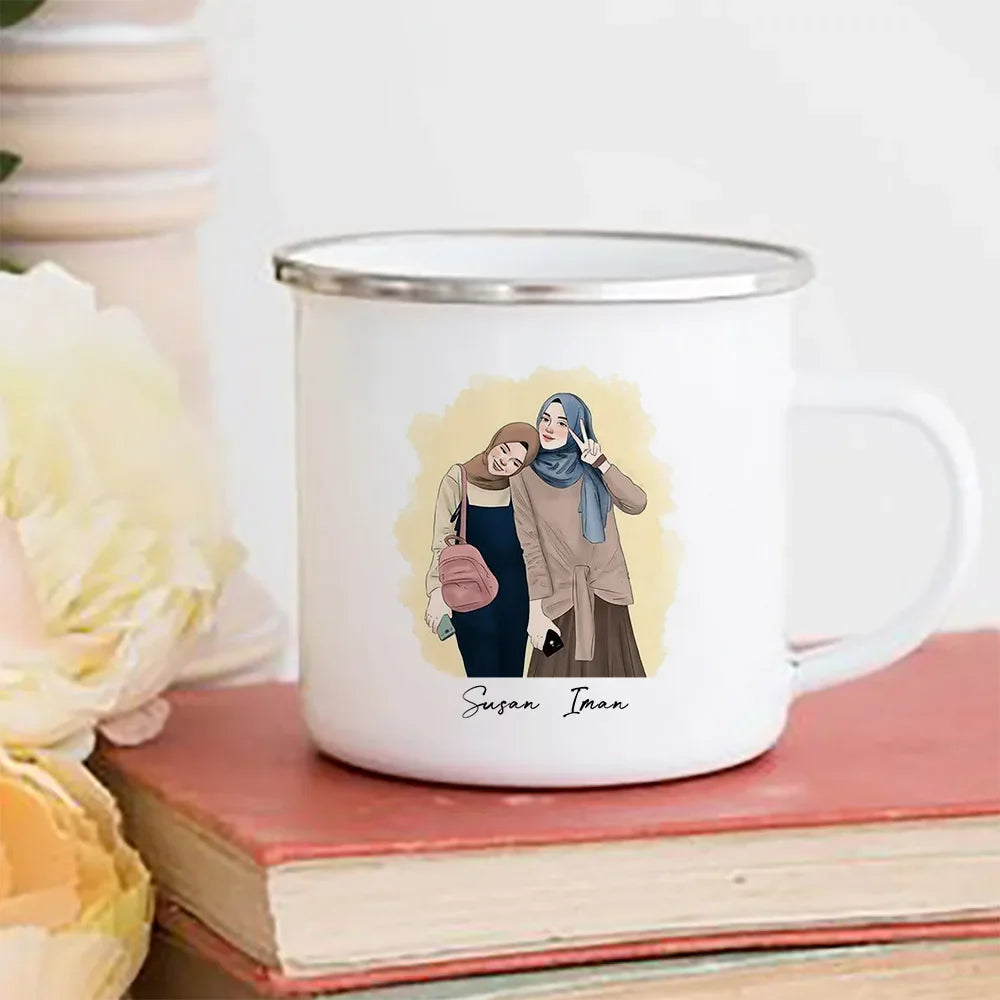 Personalised Hijabi Coffee Cups