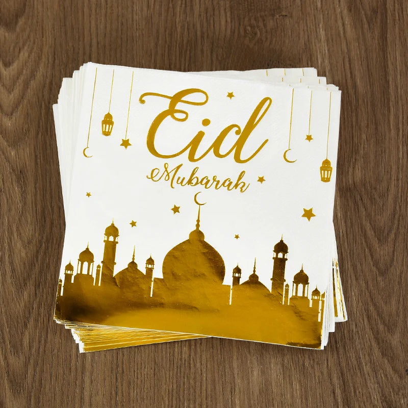 Eid Mubarak Disposable Tableware