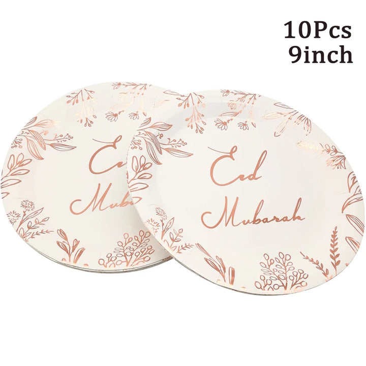 Eid Mubarak Disposable Tableware