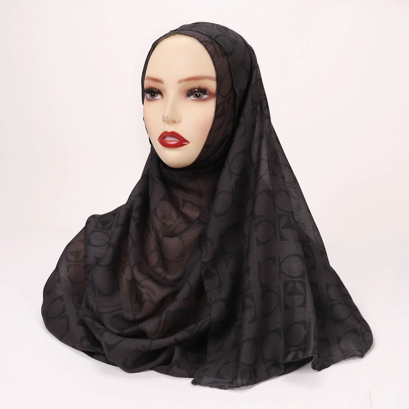 Leopard Print Ramadan Hijab for Women