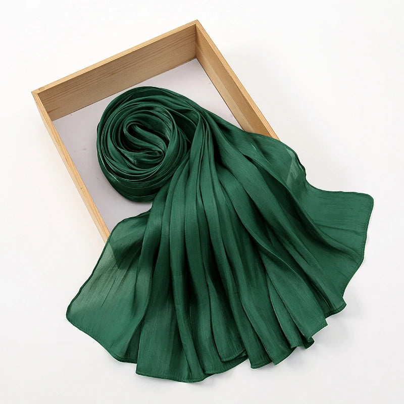 New Premium Silk Crinkle Hijab