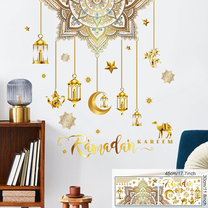 Muslim Islamic Window Sticker Decorations for Home