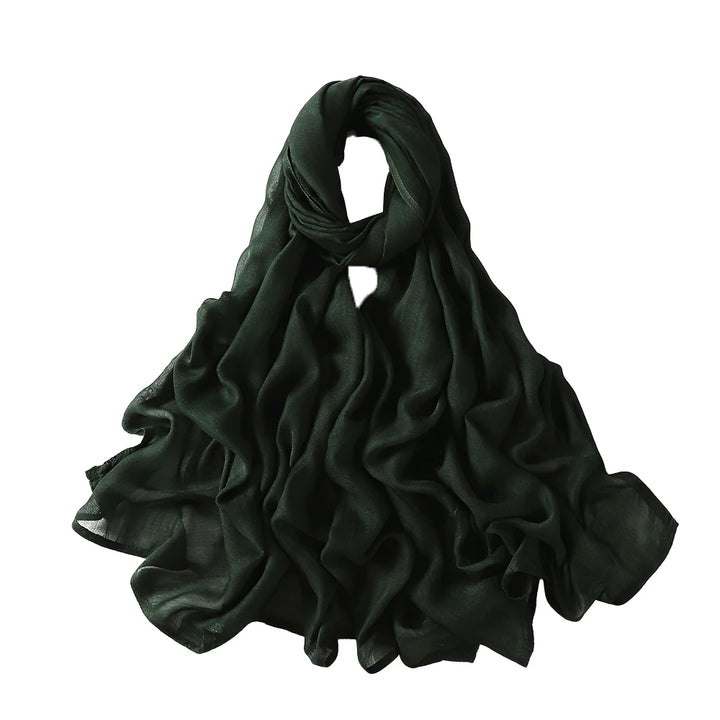 Thin Plain Muslim Hijabs for Women