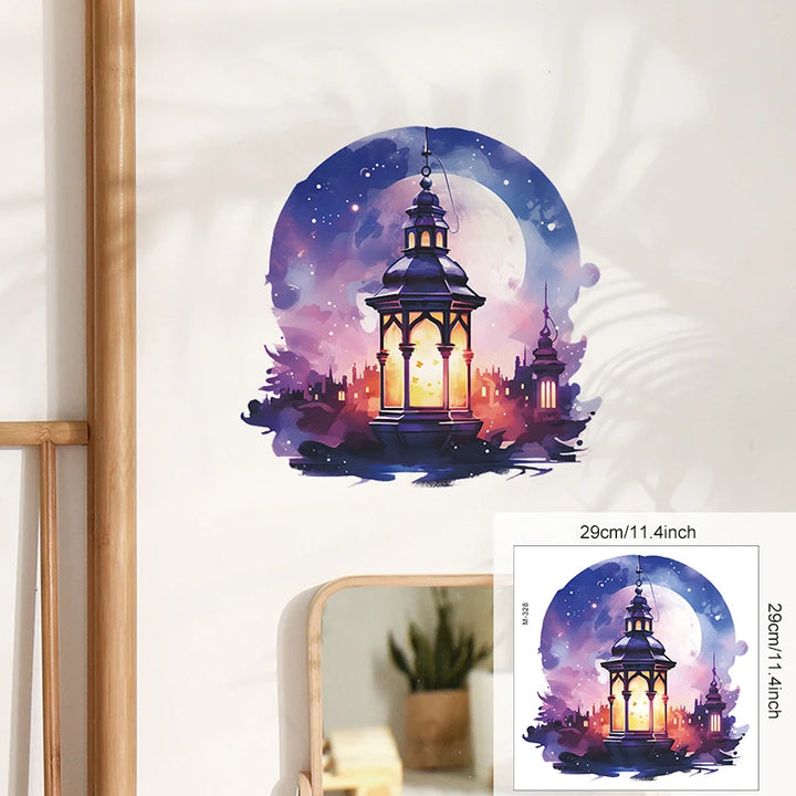 Muslim Islamic Window Sticker Decorations for Home