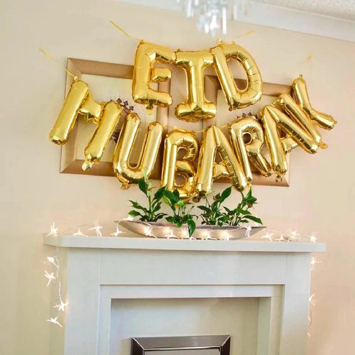 EID Mubarak Balloons Decoration For Home